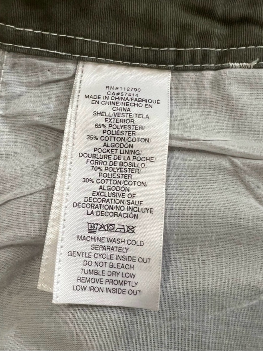 True Religion olive Bobby baggy joggers with cargo pocket - Picture 11 of 11